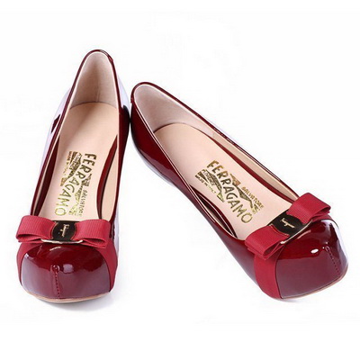 Ferragamo Shallow mouth stiletto heel Shoes Women--011